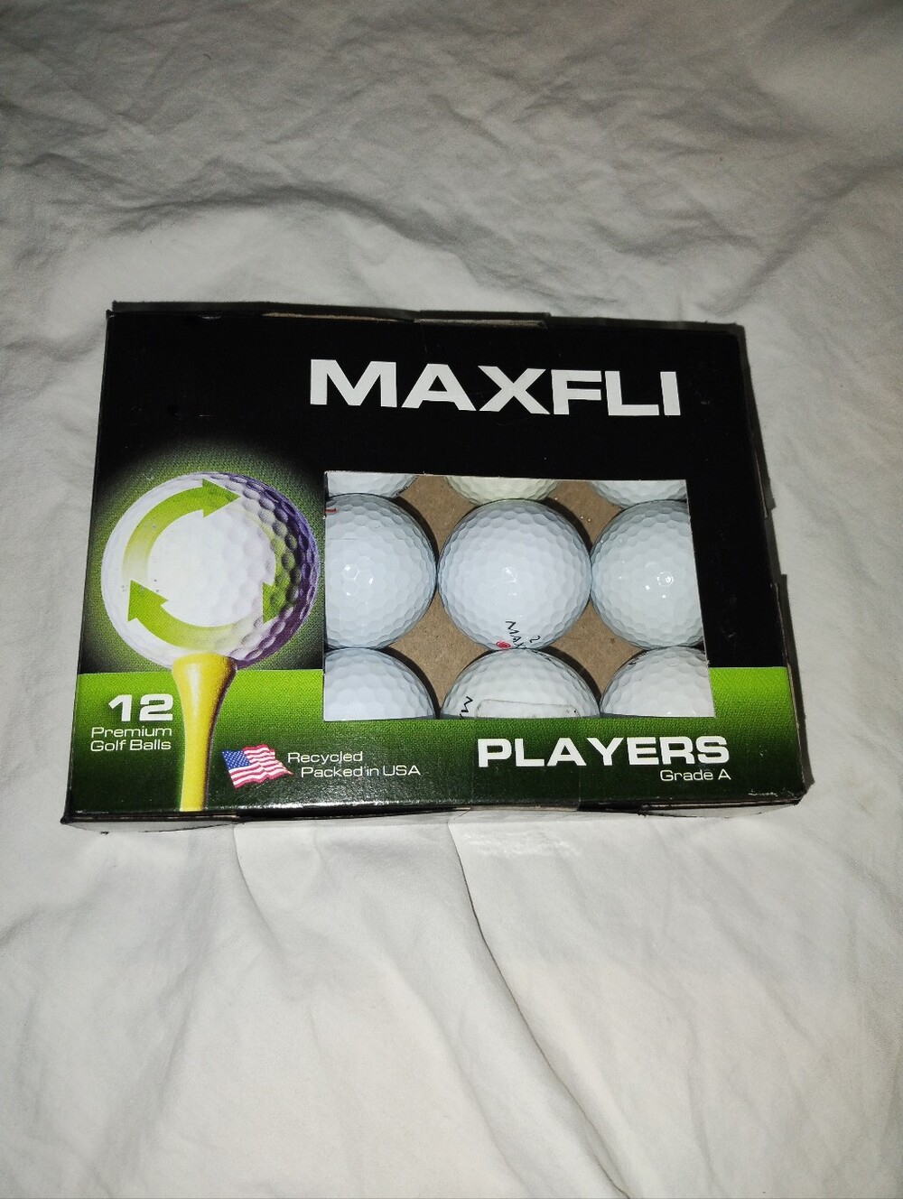 Maxfli Tour 2 Players Golf Balls Set of 12 New Sealed
